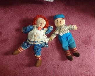 PLL #699 Raggedy Ann & Andy $15 Pair 