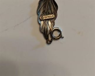 PLL #41 - Beau Sterling Silver Leaf  Necklace 15" $30