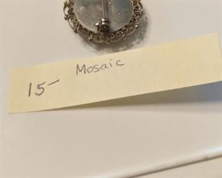PLL #48 - Mosaic Brooch Made In Italy $15 