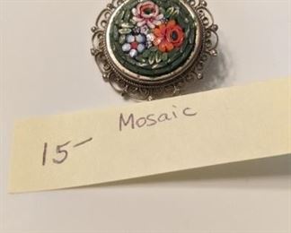 PLL #48 - Mosaic Brooch Made In Italy $15 