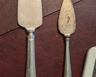 PLL #84 Sterling Handled Cake Servers 