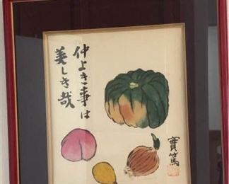 Arigato Jun Painting of Altar Fruits