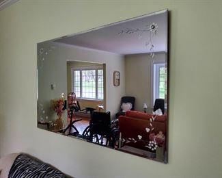 Sofa mirror 44Wx28H $150