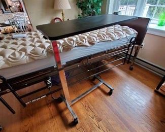 Hospital table 30Wx15D adjustable height $15