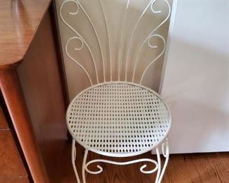 Vanity chair 36Hx15Wx14D set of two $30 each, $50 pair