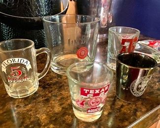 Advertising and commemorative glasses