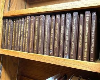 Louis l’Amour hard cover books
