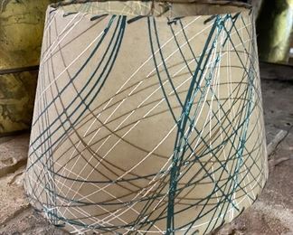 1950s lamp shade