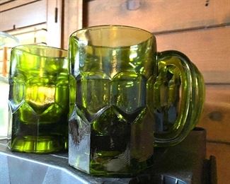 Green glassware