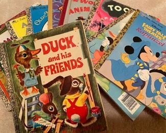 Vintage golden books