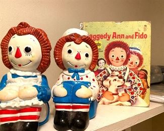 Raggedy Ann and Andy collectibles