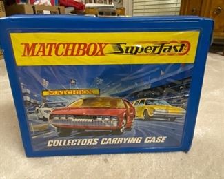 Matchbox case with cars included
