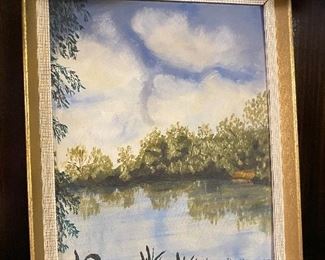 Small oil painting