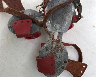 Old metal skates