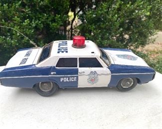 Metal police car