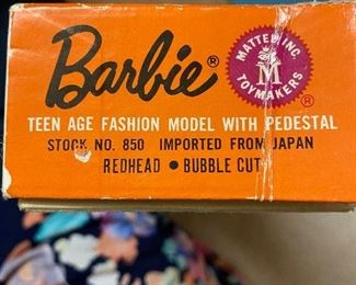 Barbie redhead bubble cut box