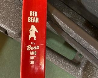 Red bear bow