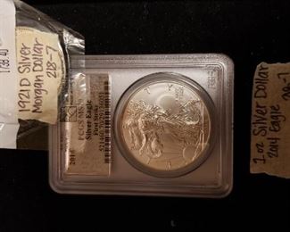 1921D Silver Morgan Dollar 