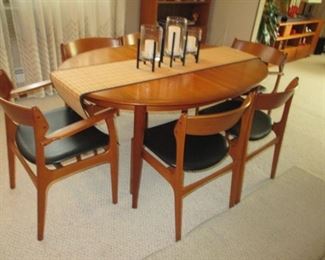 Mid-Century Modern Made In Denmark Stunning Dining Room Suite Great Condition Maurice Villency
