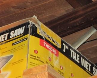 7" Wet Saw Workforce 