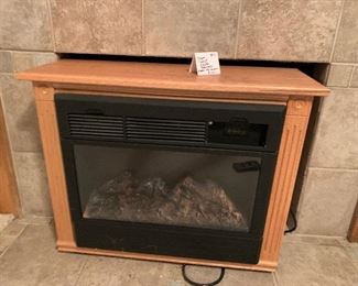 #18 - $120 - Heat Surge Electric Fireplace - 32"W x 12"D x 25.5"H