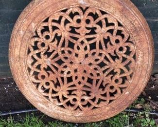 Cast Iron Outdoor Table Top