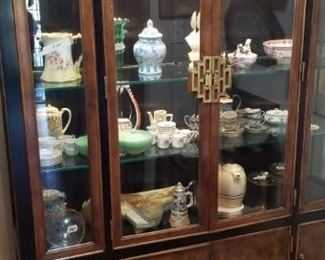 Lighted oriental  display cabinet 