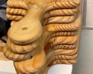 Wooden pizza boards with handles