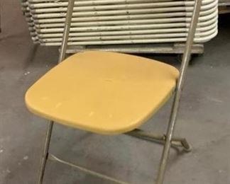 Gold Samsonite Folding Chairs