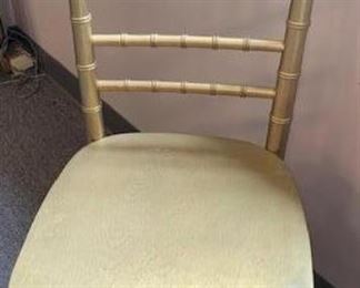 200 Gold Chiavari/Ballroom Wooden Chairs (includes cover not cushion)