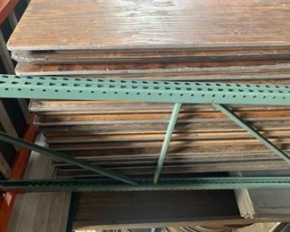 8ft tables x 18" wide
8ft long x 30" tall