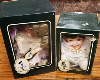 Lot of Geppeddo Porcelain Fairy "lily" - Model 09b361 and Cuddle Kids "darcie daisy" - Model 08N351