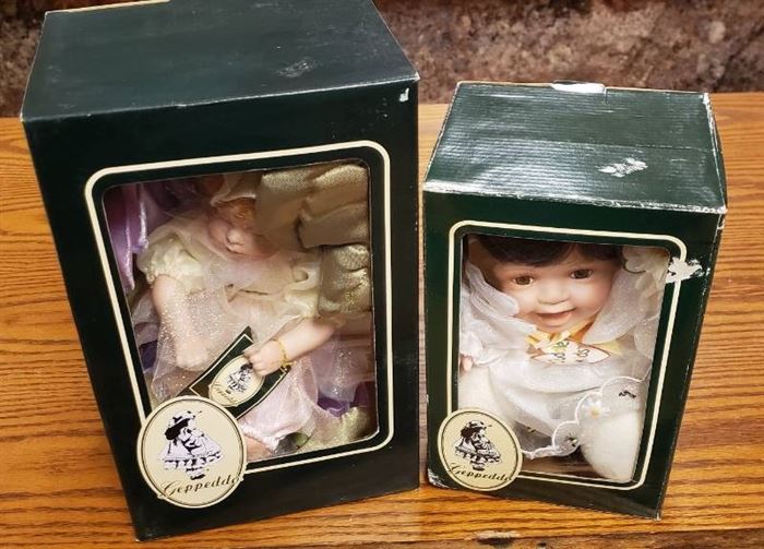 Lot of Geppeddo Porcelain Fairy "lily" - Model 09b361 and Cuddle Kids "darcie daisy" - Model 08N351