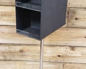 Rotating Plastic Top Display ~ 57 in. tall & 7.5 in. opening of 6 compartments