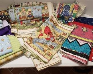 Collection of Cotton/Polyester Material ~ Various Prints