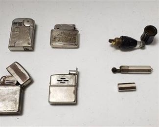 Collection of Vintage Lighters ~ Champ, Imco-triplex, Madison, KW, Zippo and Others