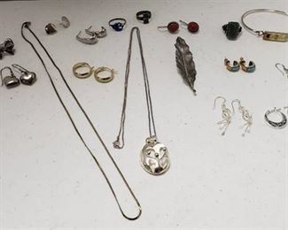 Collection of Sterling 925 Jewelry