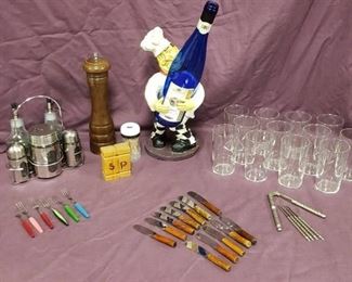 Collection of Table Service Items