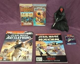 Star Wars Books, Gaming Guides and 9 in. Figurine