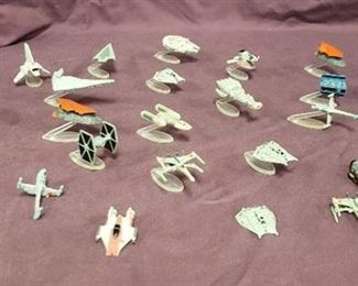 Star Wars Micro Machines Starships ~ 24 ships (some don't have stands) ~ up to 2 in. tall
