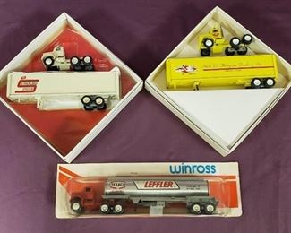 Winross Trucks ~ Scale: 1/64 ~ 3 Vintage Type Day Runner Trucks