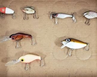 2 Heddon, Streeker, Thin Fin, Rebel wee R, and 2 Hawg Boss Super Toads LURES