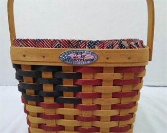 Longerberger 25th Anniversary Basket