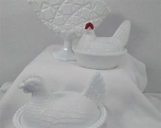 Milk Glass Collection