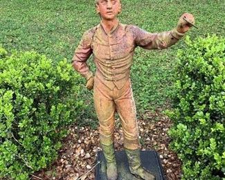 Antique Cast Iron Jockey 
