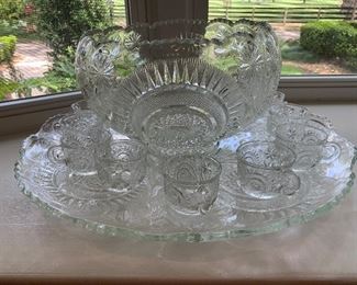 Huge punch bowl set