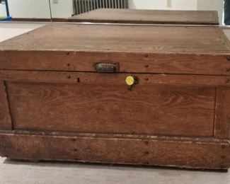 Strong Box Wooden Chest