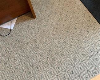 Indoor outdoor area carpet in good condition. Some wear under the desk.  8"x10" - $150