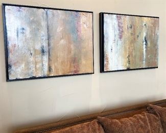 Abstract oil paintings of aspen trees- see individual photos for details and pricing