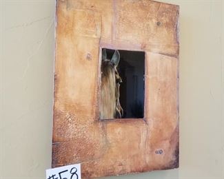#58 ~ ($400) Amazing Horse Wall Art by C.  Jiroux-  18" x 24"